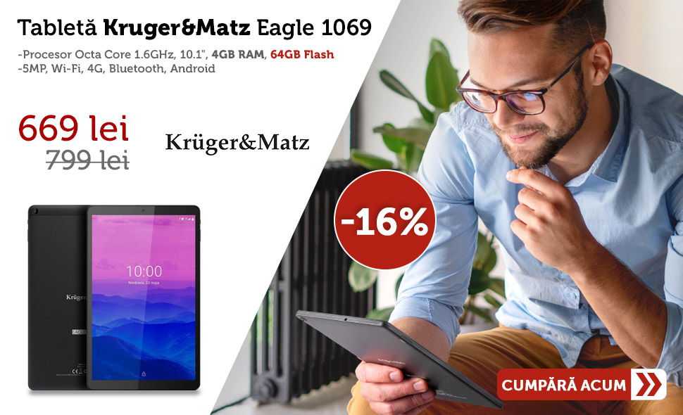 Main Tableta KrugerMatz Eagle 1069